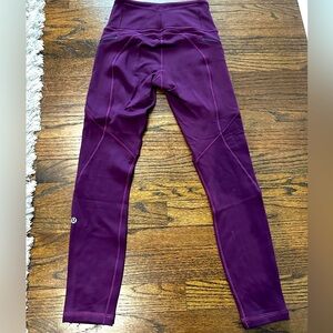 Lululemon Wunder Under Legging, Great Condition, size 4